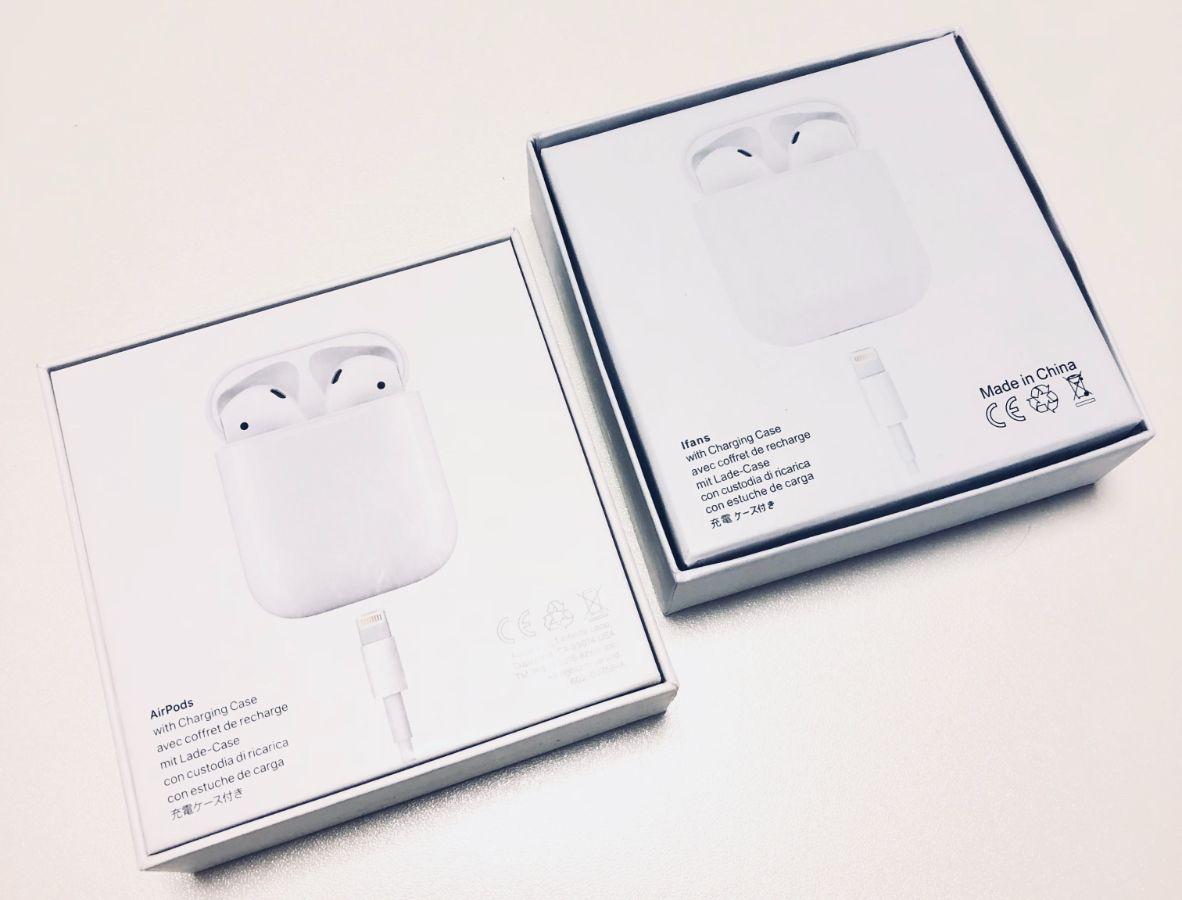 Как отличить оригинальные AirPods от копии. - Продажа iPhone, AirPods,  MacBook, Samsung в Екатеринбурге