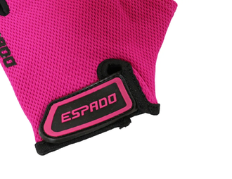 Перчатки для фитнеса Espado ESD004, серый/розовый (XS, S, M)