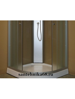 Душевая кабина 900*900*2150 Parly ET92 низкий поддон, жемчуг стекло, задние стекла жемчуг
