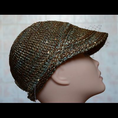 Бейсболка с пайетками Vizio Италия 5718 MV бронза