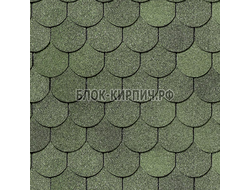 Гибкая черепица Docke pie europa купол зеленый