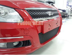 Защита радиатора Chery M11 black