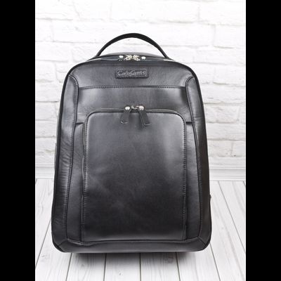 Кожаный рюкзак Montemoro Premium black (арт. 3044-51)