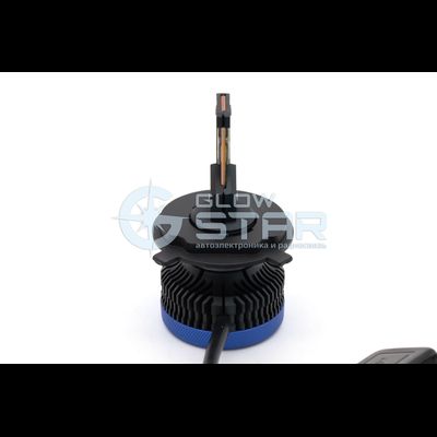 Светодиодные лампы H4 Aozoom P5 с радиатором, 12V, 35W, 6000K, чип Korea WT35