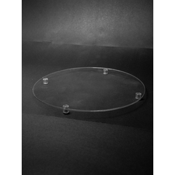 (ПОС0200) Монетница круглая из прозрачного оргстекла