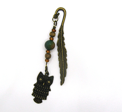 Закладка "Лесная сказка" с агатом