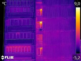 Картинка. Образец термограммы снятой на Flir E40