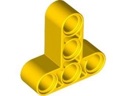 Technic, Liftarm, Modified T-Shape Thick 3 x 3, Yellow (60484 / 6072627)