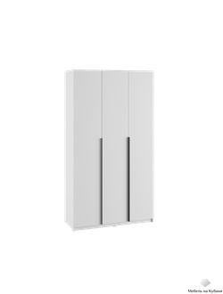 Бруно шкаф 1200 3-х ств (лдсп белый)