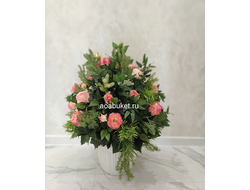Композиция из искусственных цветов большая напольная "Дольче вита" № НП005/Купить