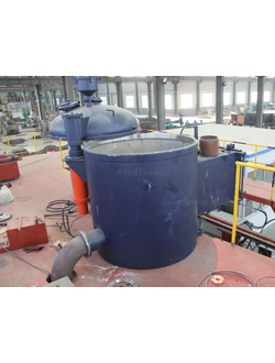 Вакуумная индукционная печь