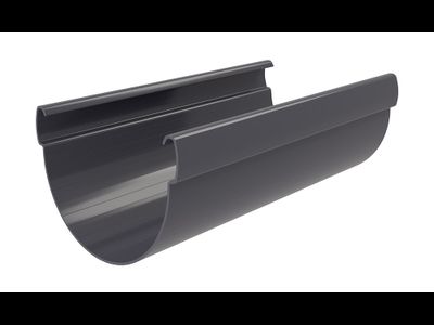 Желоб Дизайн 135 ПВХ Grand Line 3м графит