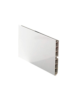 Цоколь пластиковый 4 м (серый металлик)