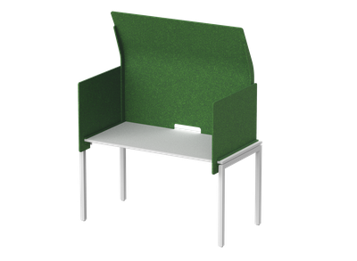 Кабина с высоким экраном-парусом