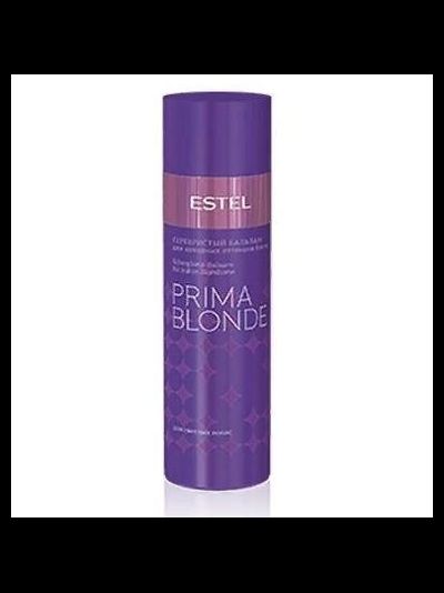 Estel Professional PRIMA BLONDE Серебристый бальзам для холодных оттенков блонд, 200 мл