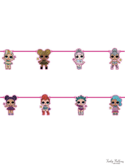 Гирлянда бумажная фигурная "Куклы "