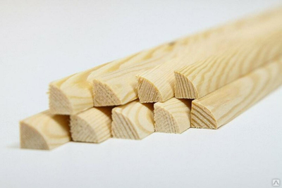 Штапик «Гладкий 10» срощенный; 2,5 м