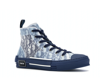 Кеды Converse Dior (Конверс Диор) синие высокие Dior B23 оригинал