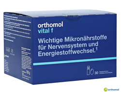Витамины Orthomol Vital F / Ортомол Витал Ф 30 дней (питьевые бутылочки/капсулы)