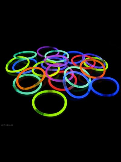 Браслет флуоресцентный, 0,5*20 см, 5 шт
