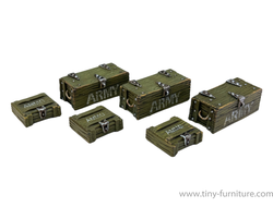 Military crates (PAINTED) (IN STOCK)