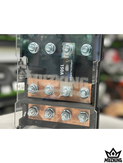 Дистрибьютор биполярный MuzKING 4х канальный+- шпилька М8