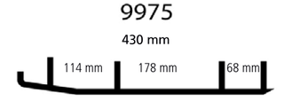 Коньки Woodys EAT3-9975 для снегохода Arctic Cat BEARCAT 570 (2009-2014) BEARCAT 2000 (2015-2019) F570 (2008-2014) M8000 (2014-2019) и др (0703-871, 1703-218, 2703-375)