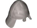 Minifigure, Headgear Helmet Castle with Neck Protector, Metallic Silver (3844 / 4506011 / 6051870)
