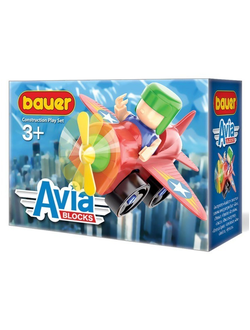 Детский развивающий конструктор Bauer Самолет "AVIA" Набор Самолет