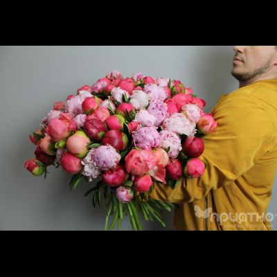 БУКЕТ МОНО ЦВЕТОВ  № 468