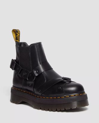 Челси Dr Martens 2976 Harness Leather Platform Chelsea Boots