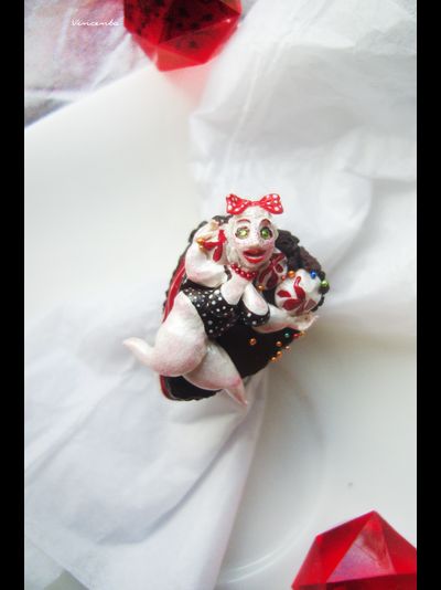 Пин-ап кольцо "Утро Фифеи" с вкусным тортиком