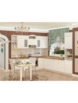 Кухонный гарнитур угловой Тиффани размер 270x320 см