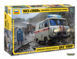43002. УАЗ «3909» Аварийно-спасательная служба (1/35)