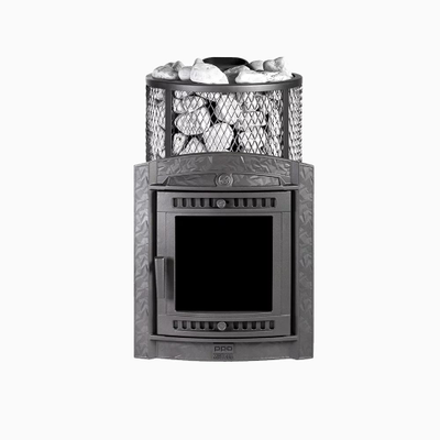 Банная печь Атмосфера L сетка нержавейка до 20 м3