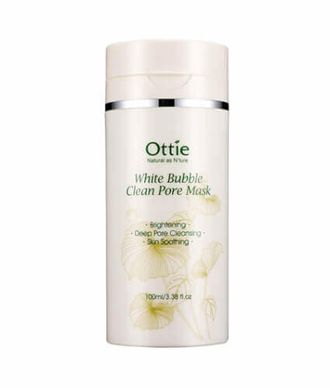 Кислородная маска для очищения пор Ottie White Bubble Clean Pore Mask