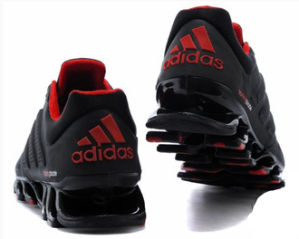 Adidas Spring Blade Черные с красным (41-45) Арт. 168M-A