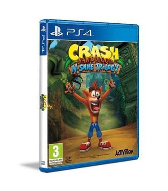 игра для PS4 crash bandicoot n sane trilogy