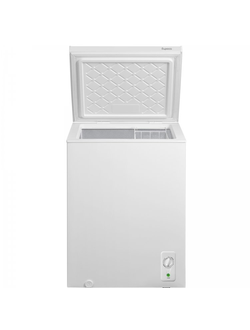 Морозильный ларь с глухой крышкой, цвет белый, объем 143 литра, на панели терморегулятор