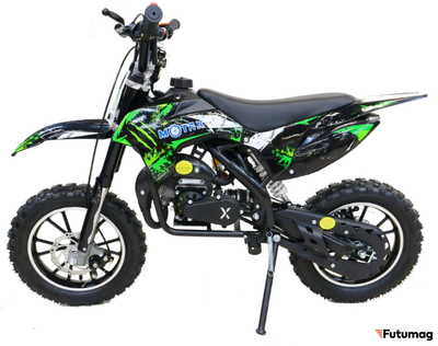 Детский бензиновый миникросс MOTAX 50 PS Черно-зеленый