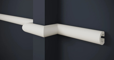 Молдинг Decor Dizain DD634, дюрополимерный, влагостойкий, под покраску, длина 2 м