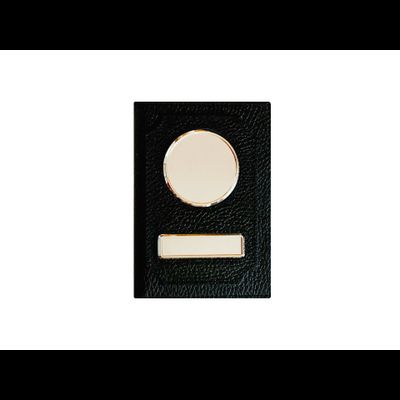 ОБЛОЖКА ДЛЯ АВТО ДОКУМЕНТОВ. КОЖА ФЛОТЕР. ПРОШИВКА ЧЁРНАЯ