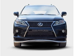 Защита переднего бампера труба d60 широкая для Lexus RX 270/350/450h Sport 2012-2015