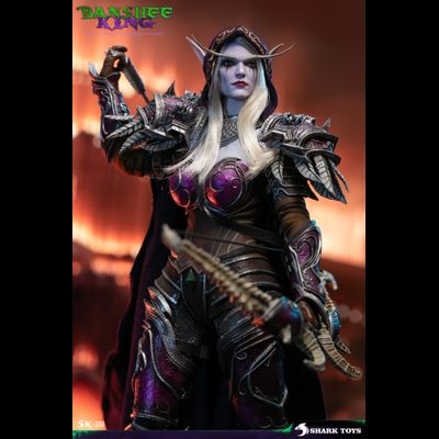 ПОСЛЕ ОБЗОРА - Сильвана Ветрокрылая (серия Warcraft, HearthStone) - Коллекционная фигурка 1/6 Banshee King (SK-006) - SHARK TOYS