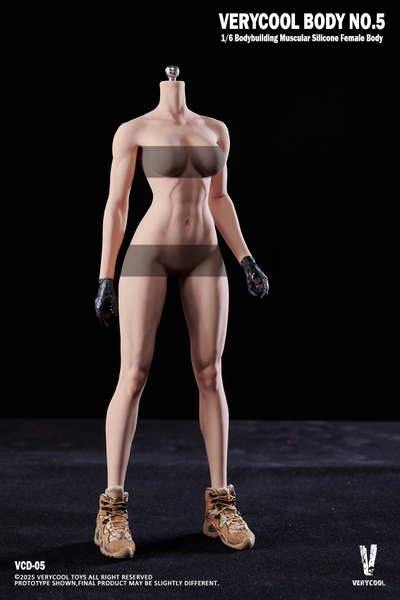 ПРЕДЗАКАЗ - Мускулистое бесшовное женское тело - Коллекционная фигурка 1/6 Silicone Female Body Bodybuilding Muscular Physique Natural Skin Tone (VCD-05B) - VERYCOOL  ?ЦЕНА: 9900 РУБ.?