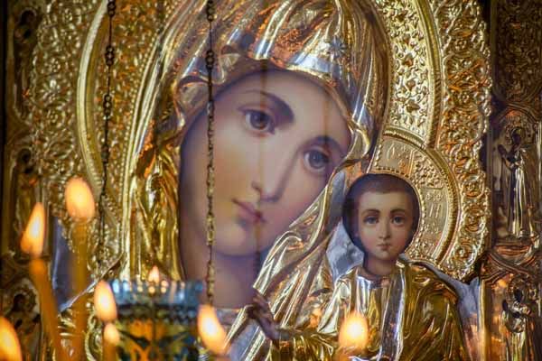 Православная мозайка - Казанская икона Божией Матери