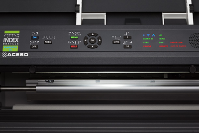 Принтер для печати шрифтом Брайля Index Everest-D V5 панель управления