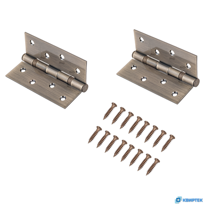 Петля универсальная накладная с врезкой бронза купить в Челябинске | КВИРТЕК