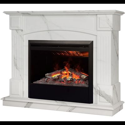 Электрокамин Carolina Marble WT с очагом 3D Helios 26 SBG