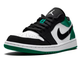 Nike Air Jordan Retro 1 Low Black White Og Черные, белые и зеленые